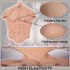 Silicone Chest Suit Realistic Half-Body Abdominal Muscle Simulation Skin Fake Muscle Suits for Halloween Cosplay Props view 4