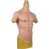 Realistic Fake Muscle Silicone Male Abdominal Muscle Simulation Skin Suit for Cosplay Breastplate Halloween Props view 2