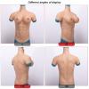 PROPFE Silicone Drag Queen Breastplate Half Body Muscle Suit Realistic F Cup Simulation Male Abdominal Vest for Cosplay Fake Boobs view 2