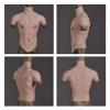 Full Silicone Muscle Suit, Half-Body Simulation Male Fake Belly Realistic Abdominal Suit for Crossdresser Halloween Prop view 2