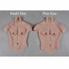 Full Silicone Muscle Suit, Half-Body Simulation Male Fake Belly Realistic Abdominal Suit for Crossdresser Halloween Prop view 4