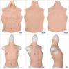 PROPFE Silicone Realistic Muscle Suit Half Body Chest Soft Male Shaper Stronger Simulation Skin for Cosplay Halloween Costume view 2