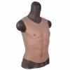 PROPFE Silicone Muscle Suit Vest Abdominal Muscle Realistic Male Chest Shaper Simulation Skin Enhancer for Cosplay view 1