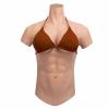 PROPFE Crossdressing Silicone Breastplate F Cup with Silicone Abdominal Muscle Artificial Fake Boobs Breast Forms view 1