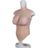Silicone Realistic Breastplate Half Body Queen C/D/E Cup Breast Forms Touch Soft Mastectomy Boob for Crossdresser Plate view 1