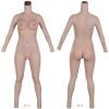 PROPFE Whole Body Silicone Bodysuit C/E Cup Breastplate Breast Forms Silicone+Airbag Filler for Crossdresser Cosplay Dragqueen view 2