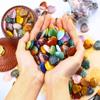 100PCS Natural Heart Stone Healing Crystal Palm Gemstones Wholesale Assorted Set Bulk Crystals Rock Real Gemstones Hearts For DIY Meditation Decor Gifts and Chakra Reiki Balancing (0.8 inch) view 3