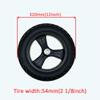 12 Inch Electric Wheelchair Rear Wheel, Replacement Wheel Accessories, 12 1/2x2 1/4, PU Solid Tire, Bearing 16mm(5/8inch), 2Pcs view 2