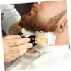 Beavorty Foaming Shaving Brush Wooden Handle, Nylon Beard Care Brush for Men, Mustache Shaving Tool for Wet Shave and Beard Grooming Random Color view 4