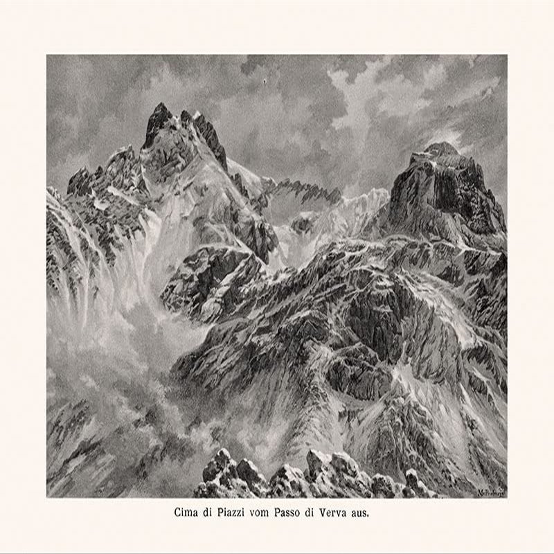 Biller Antik CIMA di Piazzi von Passo di Verva from Livigno Alpine Spades Alpinism A1 0036