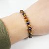 10 20 50 Bulk Wholesale Tiger Eyes Stone Bracelets Beaded Crystal Bracelet (10 PCS Lot) view 4
