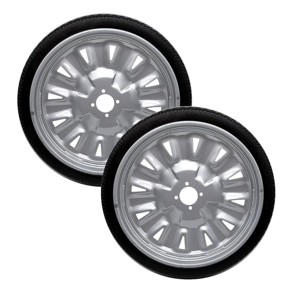 16 Inch Rear Wheel, Electric Wheelchair Replacement Accessories, 162.125, Anti-Slip Solid Tires, 4-Hole Hub, 1 Pair