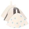 Healeved 3pcs Thickened Felt Sauna Shower Cap for Sauna Bathing Pack Absorbent Hat for Men and Women view 1