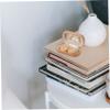 Healeved Vintage Leather Texture Large Diameter Dual Lens Case Box with Leak-Proof Design Lens Holder for Travel Light Brown Storage Companion view 3