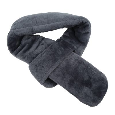 Heating Scarf, Intelligent Temperature Adjustment USB Massage Function Electric Scarf for Man Woman Daily Use (Grey)