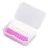 200pcs Soft Silicon Gel Toothpick Orthogonal Tooth Joint Brush Mouth Care Tooth Gap Tooth Gap Tooth Brush Box Silicone Dental Cleaning Floss Toothpicks For Oral Care Purple view 1