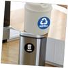 YARNOW 5sets Recycling Bin Sticker PVC Trash Can Label Recycle Trash Can Stickers view 3
