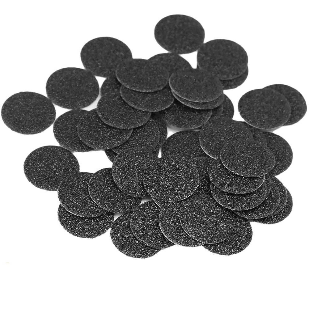 120pcs Foot Grinding Disc Nail Bit Eletric Nail Set Tool Foot Replacement Heads Electronic Foot File Sanding Disk Adhesive Disposable Sandpaper Discs Remover