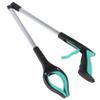 Abaodam Foldable Green Litter Picker Trash Grabber Tool Lightweight Garbage Tongs with Long Reach Portable Pickup Clip for Outdoor and Sanitation Cleaning view 1