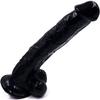 10.23-Inch Black Soft Leisure Product with Suction Cup Easy to Clean view 1