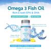 Omega-3 Fish Oil Soft Gels - Ultra Potent 1000mg, 90 Capsules - Full Strength EPA & DHA - Easy to Swallow Omega3 Fish Oils - Ultimate Joint, Heart & Brain Health Support Supplement - Made in The UK view 4
