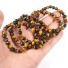 10 20 50 Bulk Wholesale Tiger Eyes Stone Bracelets Beaded Crystal Bracelet (100 PCS) view 1