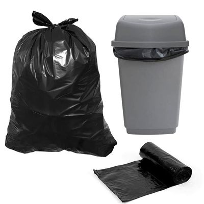 Bin Bags 70l Pack Of 20 Bin Liners Extra Strong Refuse Sacks Heavy Duty Black Garbage Bag Leak Proof Tear Free Trash Bag Thick Kitchen Waste Dustbin Bags For Home, Diy Garden, Office