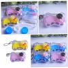 PLAFOPE 2sets Travel -Lens Box Small Lens Cases Removal Tool for Women Daily and Outdoor Use Color view 2