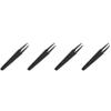 4X Black Plastic Anti-Static Tweezers Repair Tool view 1