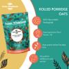 Rolled Porridge Oats 500g - Wholesome, Nutritious & Perfect for Healthy Breakfasts view 4