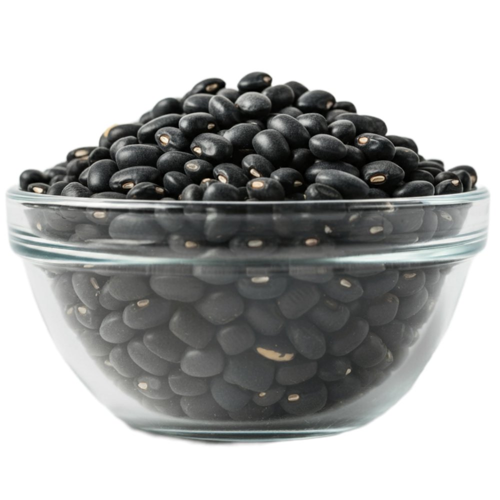 Sussex Wholefoods Organic Black Turtle Beans 500g - Rich in Flavour for Soups, Salads, Stews & Plant-Based Meals