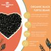 Sussex Wholefoods Organic Black Turtle Beans 500g - Rich in Flavour for Soups, Salads, Stews & Plant-Based Meals view 3
