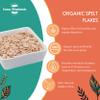 Sussex Wholefoods Organic Spelt Flakes 500g: Nutritious, Versatile, Perfect for Breakfast view 2