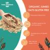 Sussex Wholefoods Organic Jumbo Oats Gluten Free 2kg: Hearty, Nutritious, Perfect for Breakfast view 2