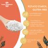 Organic Potato Starch 2kg - Gluten-Free, Versatile & Ideal for Baking, Thickening, Cooking view 3