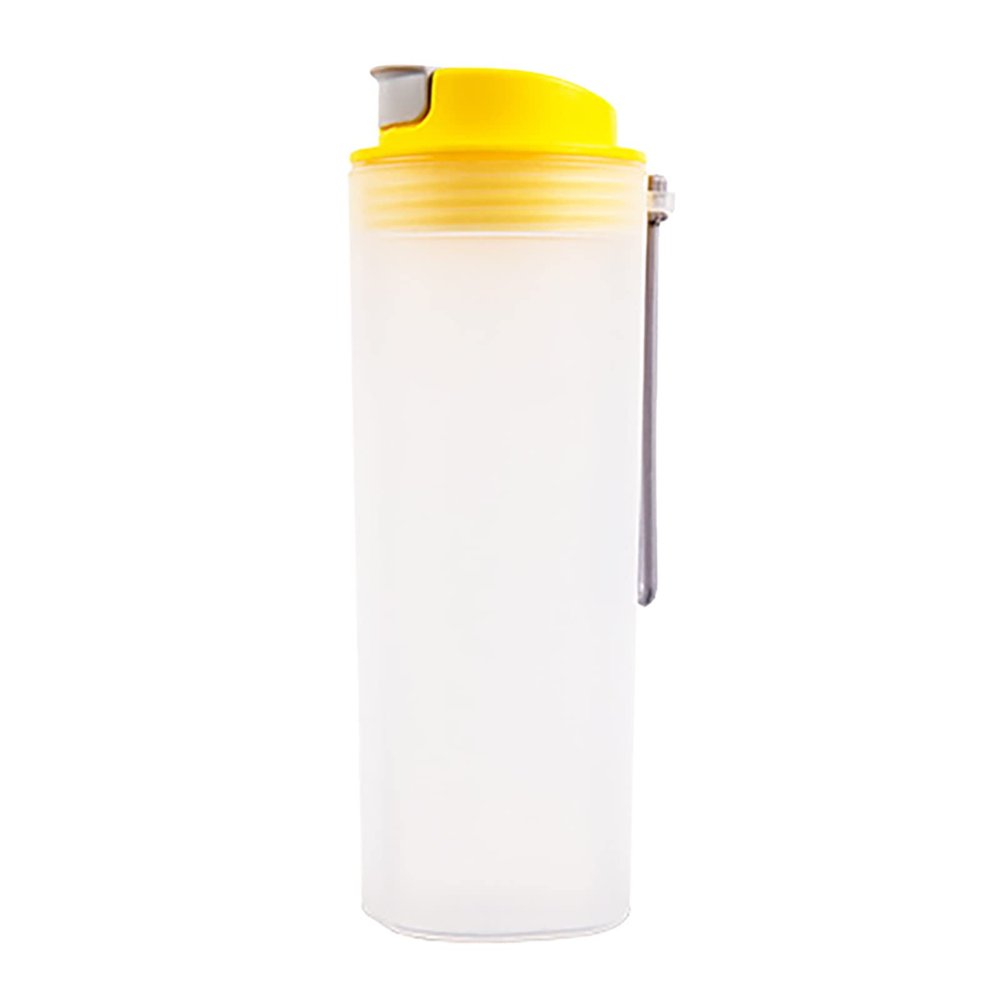 550ml Single Layer Plastic Cup Protein Powder Shaker Cup Milkshake Cup Sport Fitness Water Cup UmR253