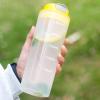 550ml Single Layer Plastic Cup Protein Powder Shaker Cup Milkshake Cup Sport Fitness Water Cup UmR253 view 2