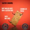 Getbuzzing Nut Free Oat Flapjack Healthy Snack & Energy Bars - Running,Gym, Cycling - Breakfast Snack - Made in The UK - Salted Caramel Pack of 20 x 62g Bars view 3