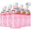 Mogu Mogu Lychee Flavoured Drink with NATA de Coco (Gotta Chew) | On the Go Drink | Jelly Texture | Refreshing Taste | No Added Preservatives and Colours | 320ml x 6 Bottles view 3
