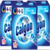 Calgon 4-in-1 Water Softener Tablets XL 3x75 Pack Removes Odours Limescale Residue Deep Clean (Packaging May Vary)