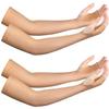 Grafanty Elderly Skin Protection Sleeves Arm Protectors for Thin and Bruising Compression Washable Men Women Bruise Protective Arm Sleeve for Thin Skin Elderly Women Prevent Products 2Pair view 1