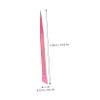 FOMIYES 3pcs Nail Art Tweezers Craft Precision Tweezers Stainless Steel for Nail Art Sticker Placement view 3