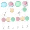STOBOK 10pcs Macaron Mobile Phone Screen Wipe Lens Cleaning Wipes Glasses Cleaner for Eyeglass Lens and Electronic Screen Random Color view 1