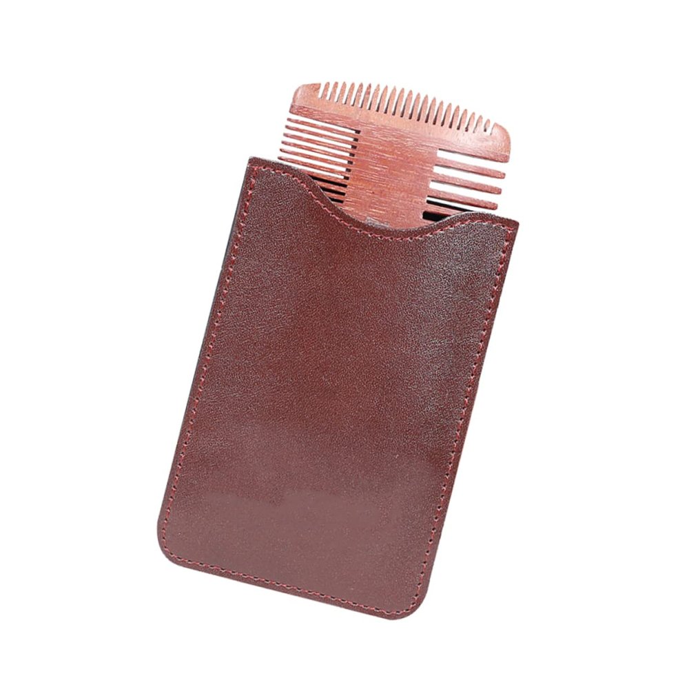 Beavorty Beard Styling Comb Double Sided Static Comb for Mustache Beard for Men Random Style