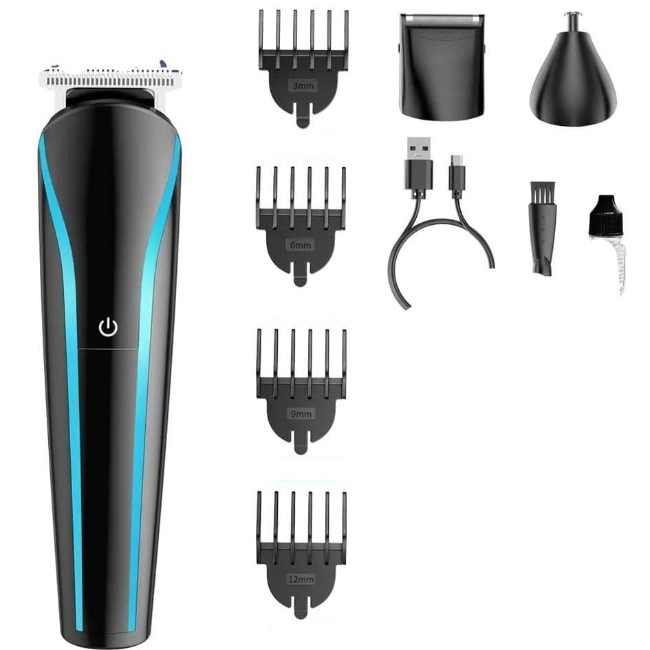 3 In 1 Electric Hair Trimmer for Men Grooming Kit Beard Nose & Ear Trimmer Rechargeable Barber Hair Cutting Machine