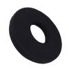 13.8in Sitting Cushion, Black Easy Cleaning Donut Pillow for Tailbone Pain, Circular Shaped Wheelchair Nursing Bed Sore Pad for Pain Relief, Hemorrhoid Pillow for Home Office Chair view 1