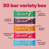 The Gut Stuff - High Fibre Bars  All Natural, Gut-Friendly, Gluten-Free, Vegan 30 x 35g Bar Box - Mixed Flavours view 3