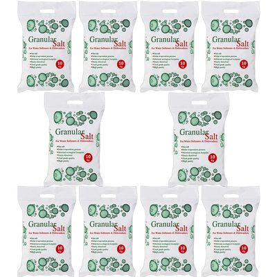 10kg Granular Salt For Granular Water Softeners Best For Laundry Kitchen Dish Washing | Compatible To All Water Softner Salt Machines | Food Grade 100% Genuine British Salt (10)