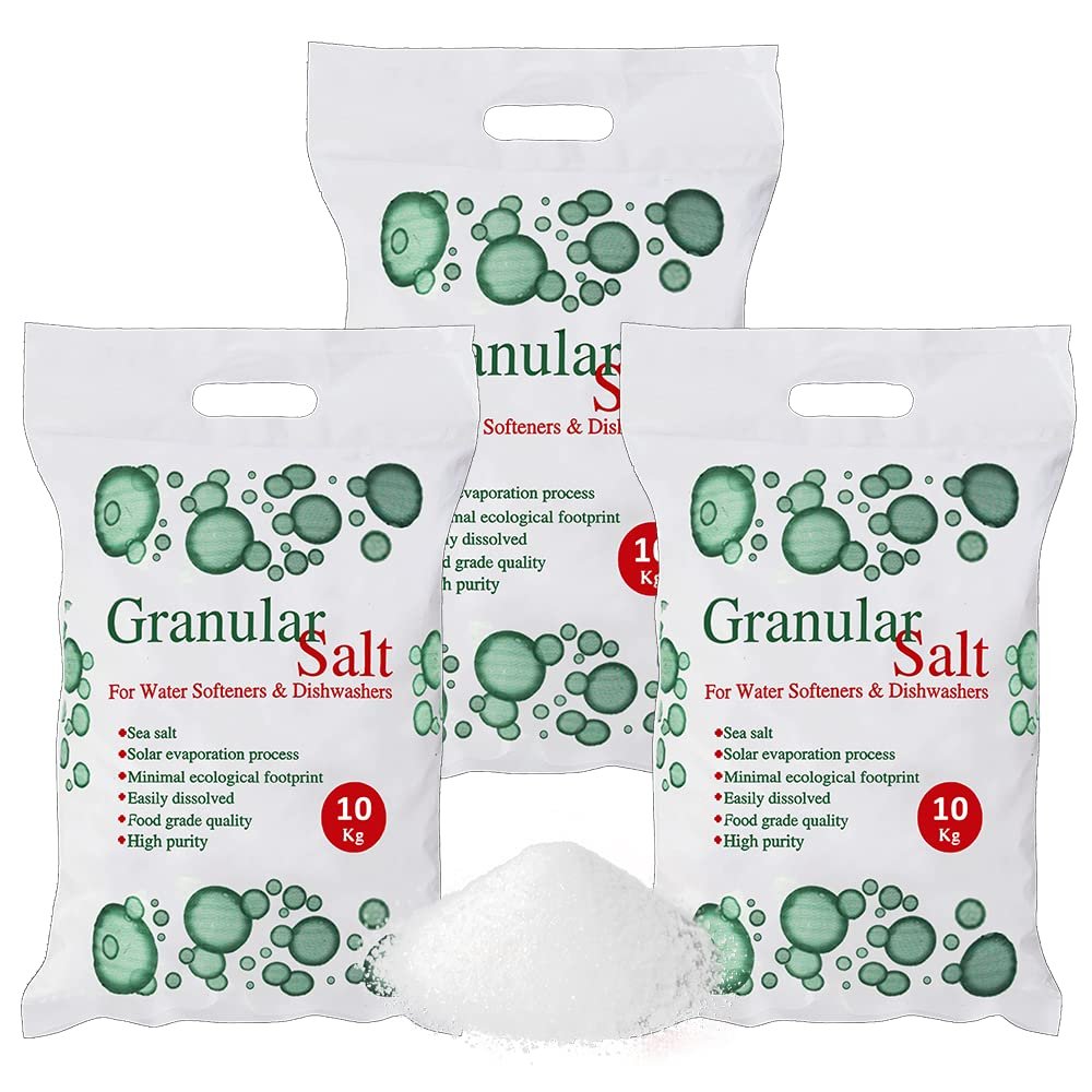 10kg Granular Salt For Granular Water Softeners Best For Laundry Kitchen Dish Washing | Compatible To All Water Softner Salt Machines | Food Grade 100% Genuine British Salt (3)