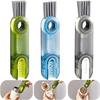 3Pcs 3 in 1 Multifunctional Cleaning Brush, 3 in 1 Cleaning Brush, 3 in 1 Bottle Cleaning Brush, Multipurpose Bottle Gap Cleaner Brush, 3 in 1 Cleaning Brush Silicone view 1